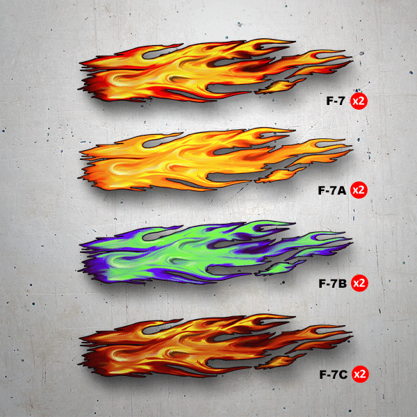 Pegatinas: Fuego espacial