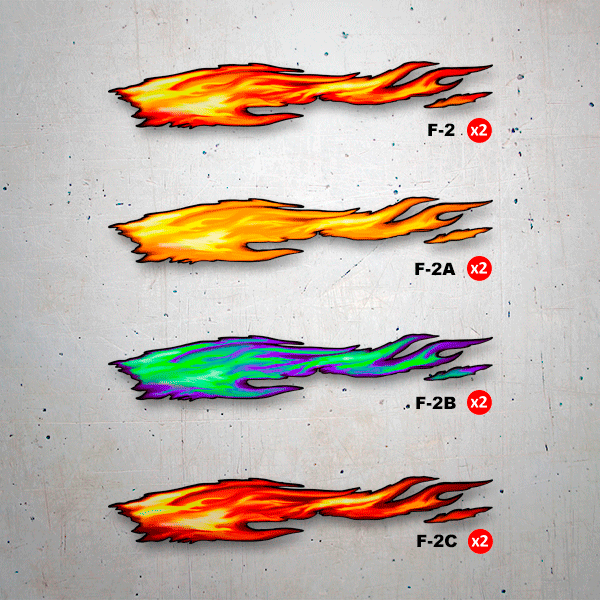 Pegatinas: Fuego divino