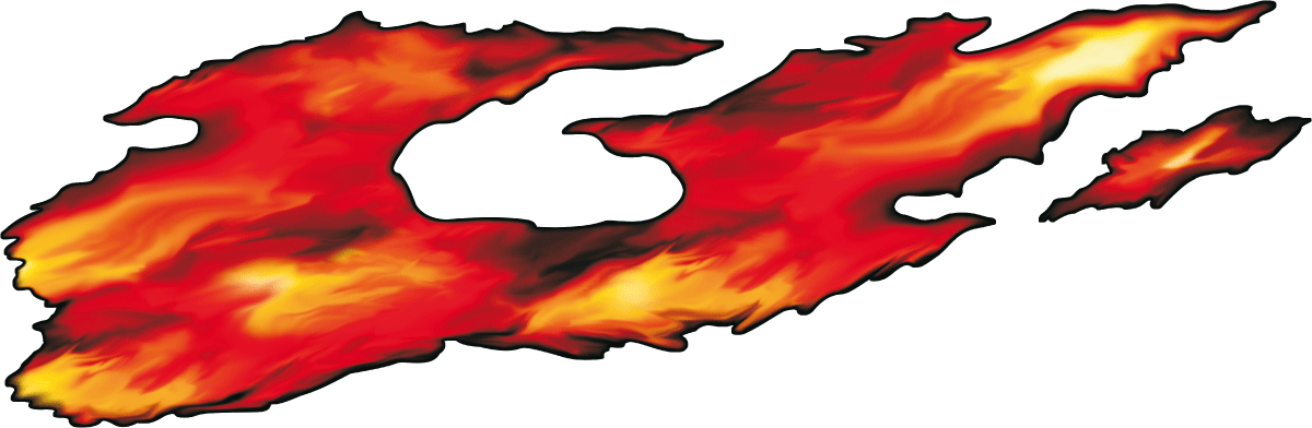 Pegatinas: Fuego al viento