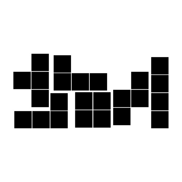 Vinilos Decorativos: Bloque de Tetris