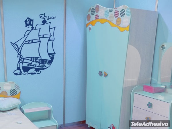 Vinilos Infantiles: Barco Pirata