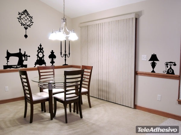Vinilo decorativo kit vintage muebles Muebles kit