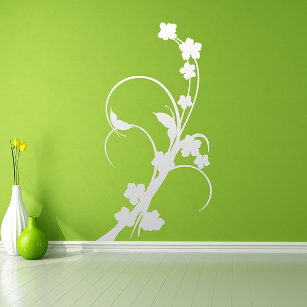 Vinilos Decorativos: Floral Mafdet
