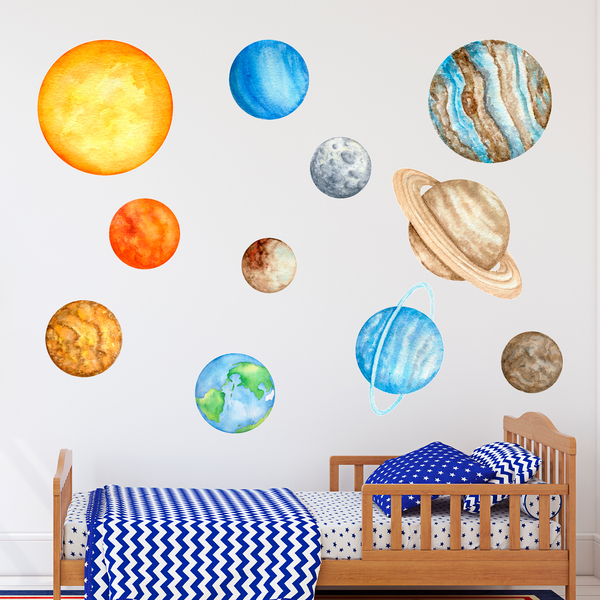 Planetas en el sistema solar Pegatinas de pared Planetas del