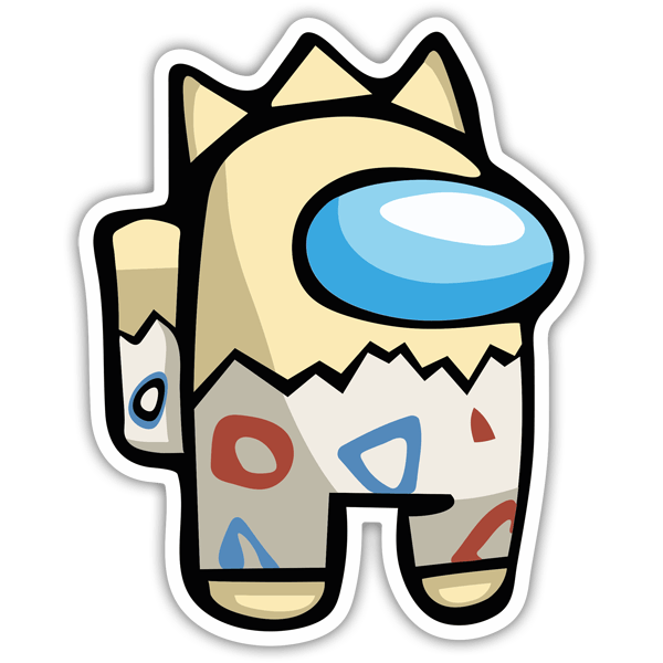 Pegatinas: Among Us Togepi Pokemon