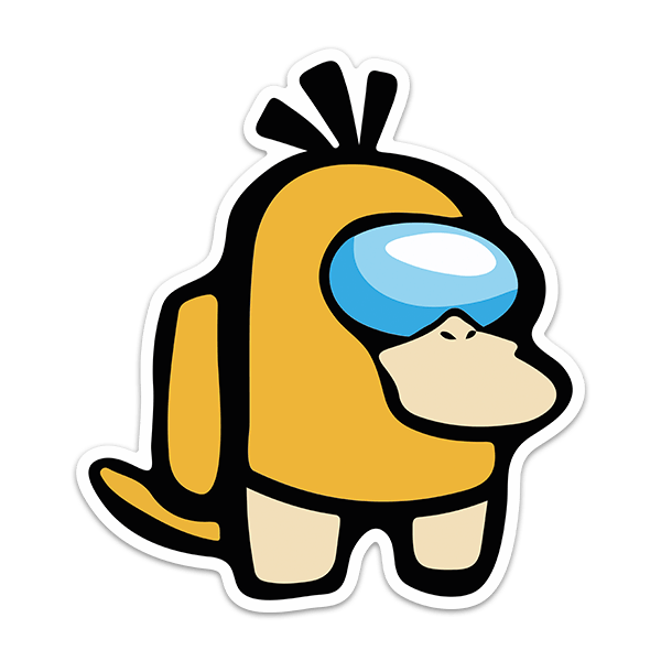 Vinilos Infantiles: Among Us Psyduck