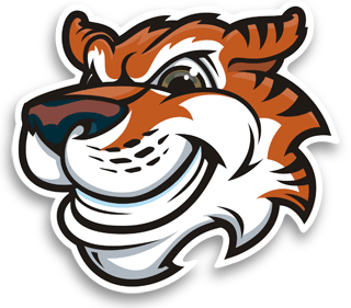 Pegatinas: Cabeza de tigre