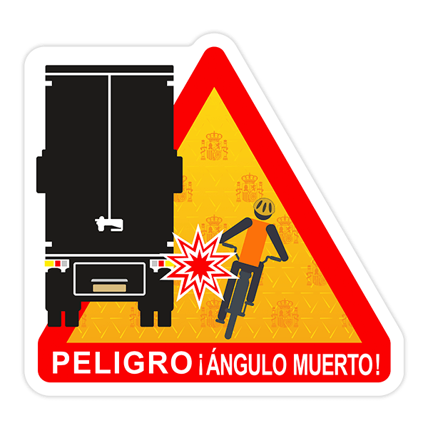 Pegatinas: Señal Trasnporte de Mercancias Remolques y tráiler
