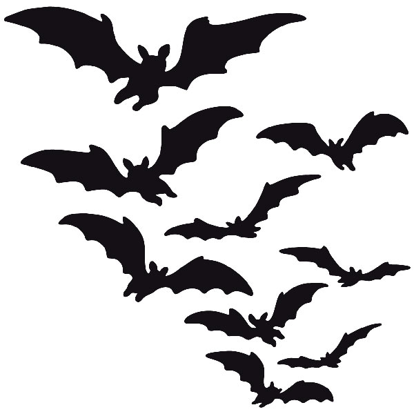 Vinilos Decorativos: Silueta murciélagos
