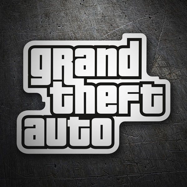 Pegatinas: Grand Theft Auto Logo