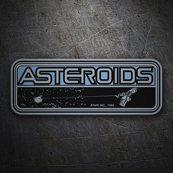 Pegatinas: Asteroids 1980