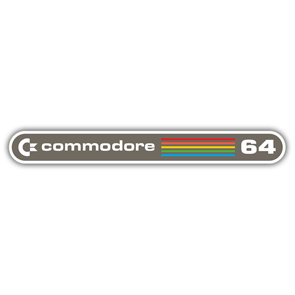 Pegatinas: Commodore 64 Logo