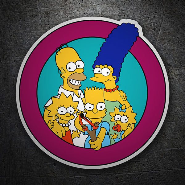 Pegatinas: Simpson Parche