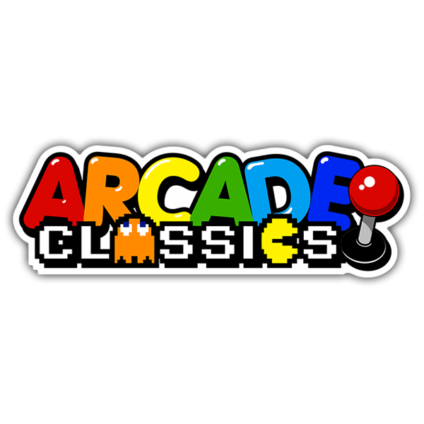 Pegatinas: Arcade Classics Pacman