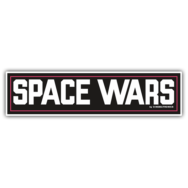 Pegatinas: Space Wars (Cinematronics)