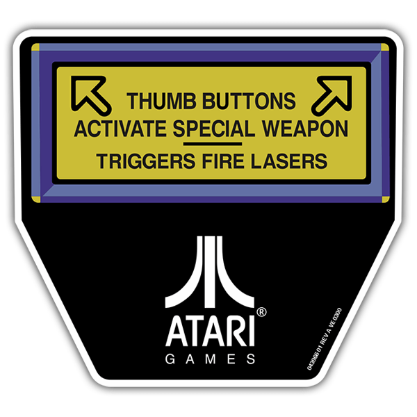 Pegatinas: Atari Thumb Buttons