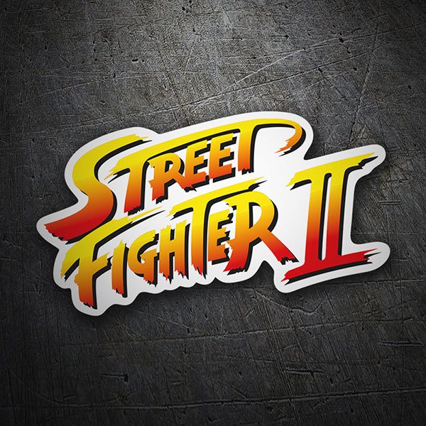 Pegatinas: Street Fighter II Logo