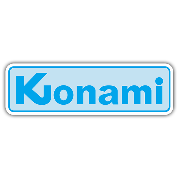 Pegatinas: Konami 1981 Azul