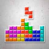 Pegatinas: Tetris Bloque de Piezas 3