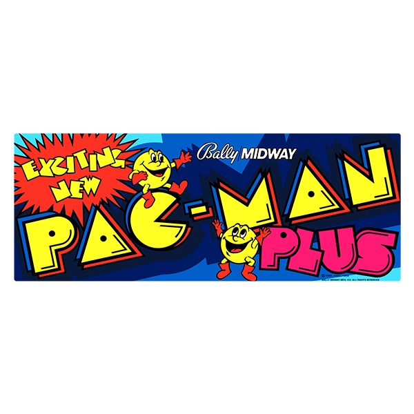 Pegatinas: Pac-Man Plus