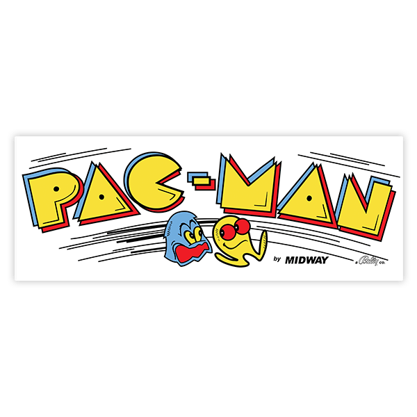 Pegatinas: Pac-Man by Midway