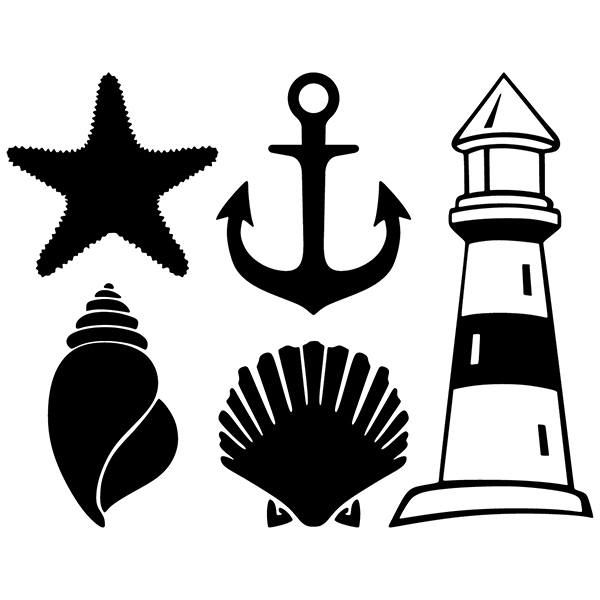 Vinilos Decorativos: Símbolos marineros