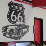 Vinilos Decorativos: Corvette Route 66 2