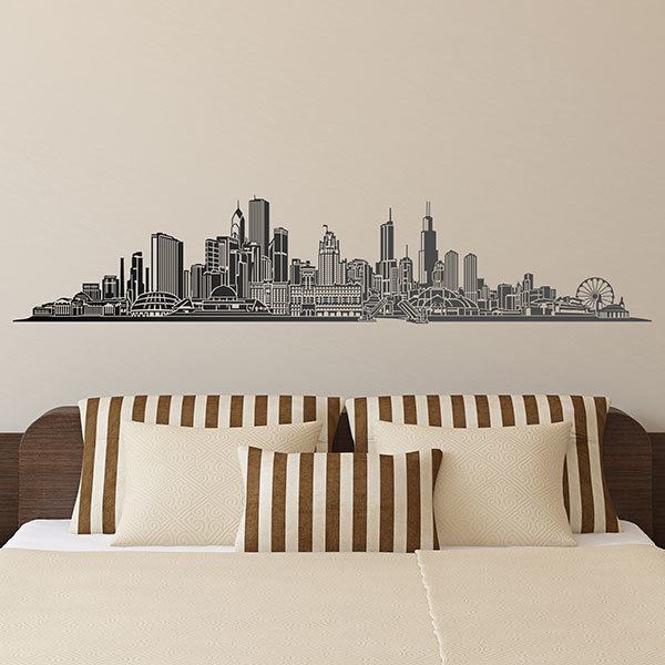 Vinilos Decorativos: Chicago skyline