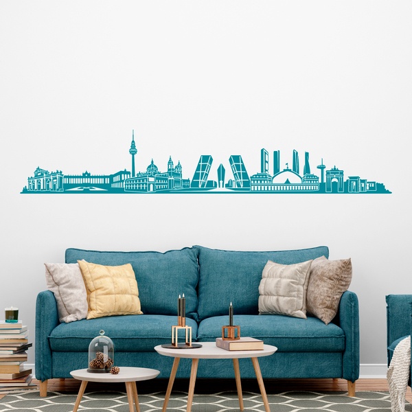 Vinilos Decorativos: Madrid Skyline 2018