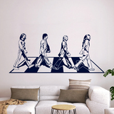 Vinilos Decorativos: Beatles en Abbey Road 2