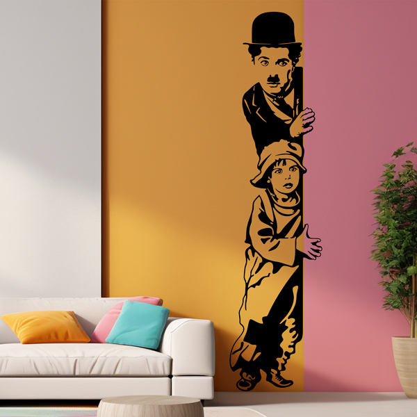 recibir Ellos Necesitar Vinilo decorativo Chaplin The Kid | TeleAdhesivo.com
