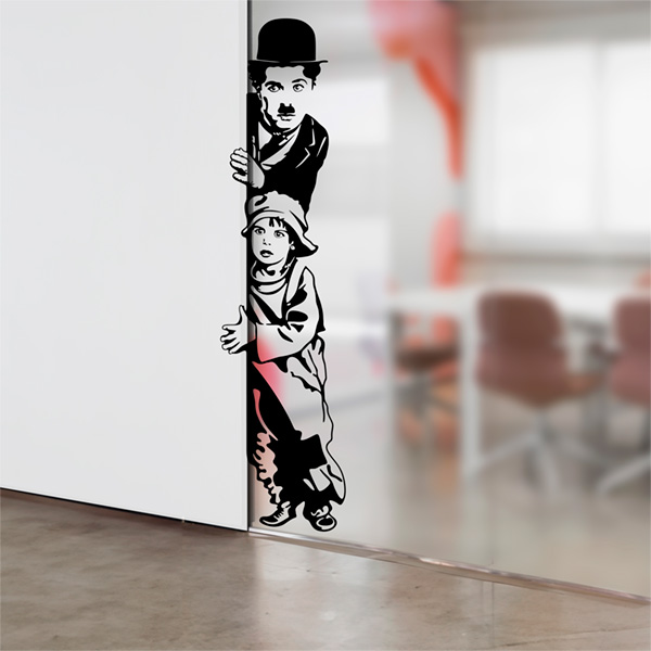 Vinilos Decorativos: Chaplin The Kid