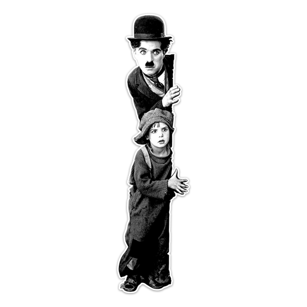 Vinilos Decorativos: Charlot, The Kid