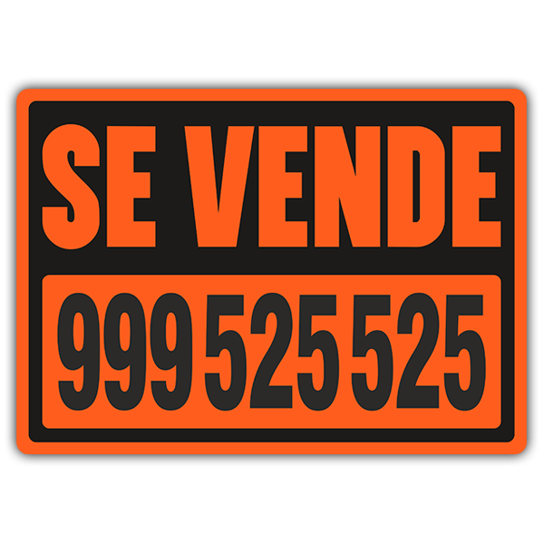 Vinilos Decorativos: Se Vende Naranja