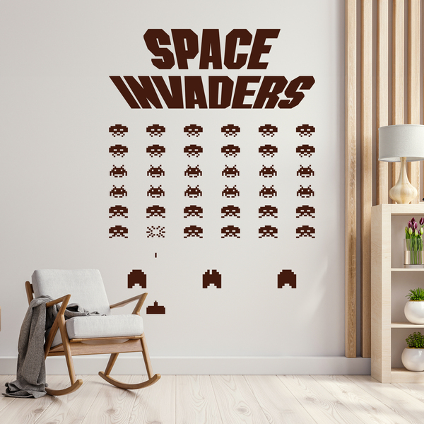 Vinilos Decorativos: Space Invaders Game