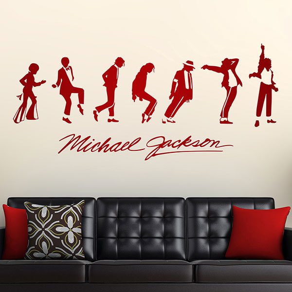 Vinilo decorativo Michael Jackson Evolution