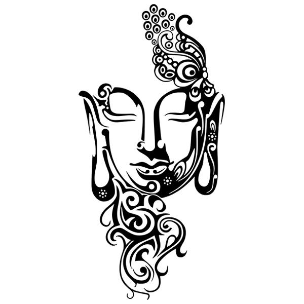 Vinilos Decorativos: Máscara de Buda