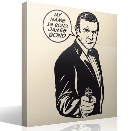 Vinilos Decorativos: My name is Bond, James Bond