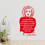 Vinilos Decorativos: La imperfección es belleza... Marilyn Monroe 4