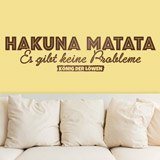 Vinilos Decorativos: Hakuna Matata en alemán 2