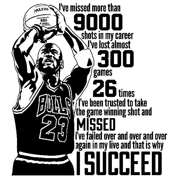 Vinilos Decorativos: The success of Michael Jordan