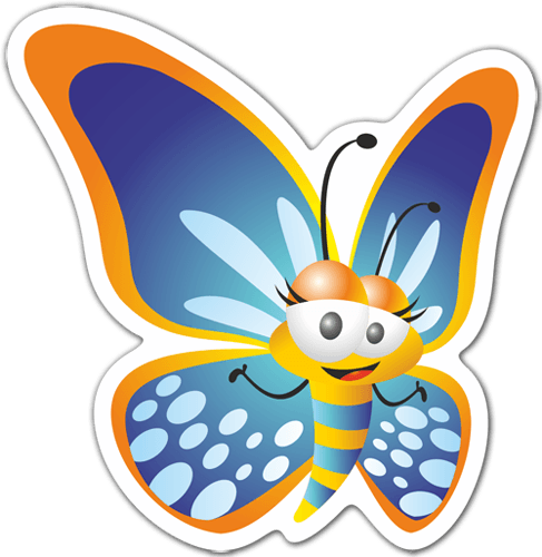 Pegatinas: Mariposa 1