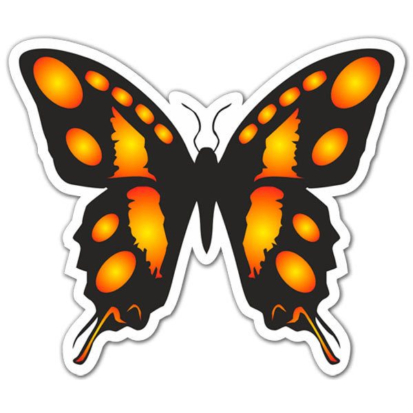 Pegatinas: Mariposa Monarca