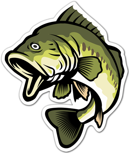 Pegatinas: Black Bass