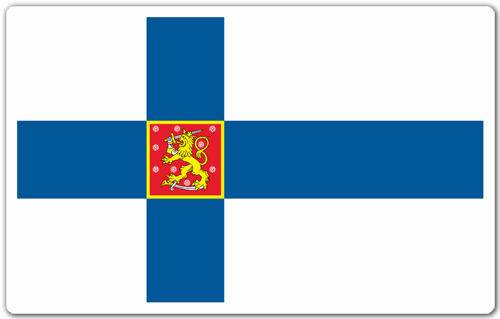 Pegatinas: Bandera de Finlandia