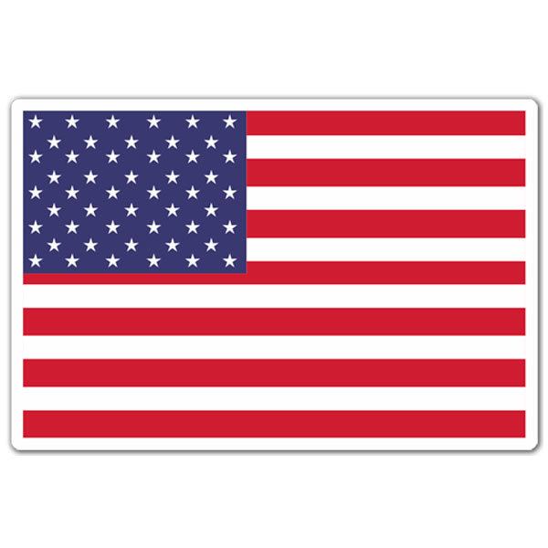 Pegatinas: Bandera USA