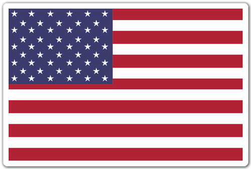 Pegatinas: Bandera USA