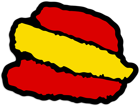 Pegatinas: Pincelada España