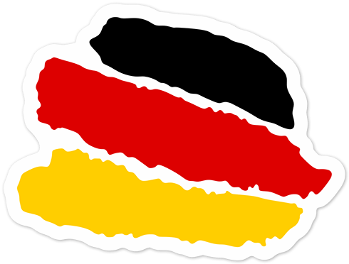 Pegatinas: Trazos Alemania