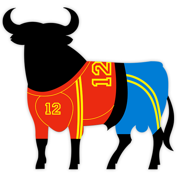 Pegatinas: Toro Osborne Selección Española